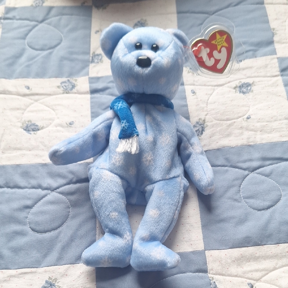 TY 1999 HOLIDAY TEDDY Beanie Babies Bear